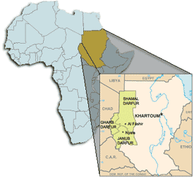 Map of Sudan