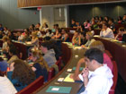 Students attend the Sudan Mobilization Conference at Columbia University